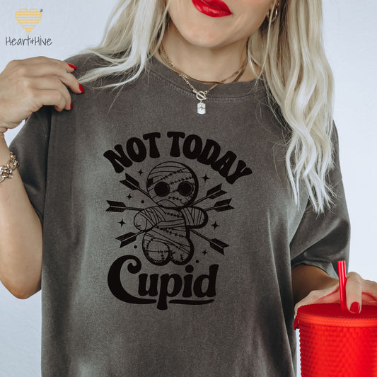 Not Today Cupid Voodoo Doll // Unisex Tee // 3 COLORS - Heart & Hive Designs