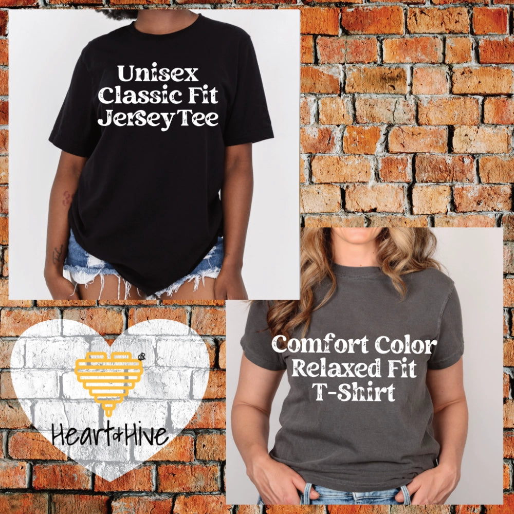 Meh // Unisex Tee // 4 COLORS - Heart & Hive Designs