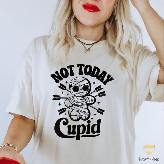 Not Today Cupid Voodoo Doll // Unisex Tee // 3 COLORS