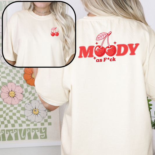 Moody // Double-Sided Unisex Tee // 4 COLORS