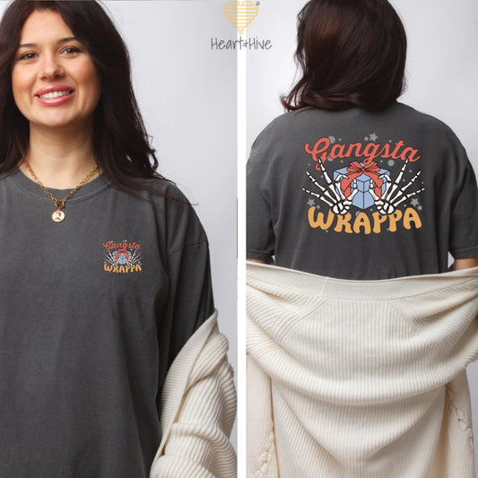 Gangsta Wrappa // Double-Sided Unisex Tee // 2 COLORS