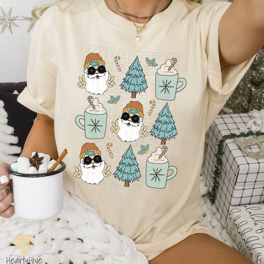 Cute Blue Christmas // Unisex Tee // 4 COLORS