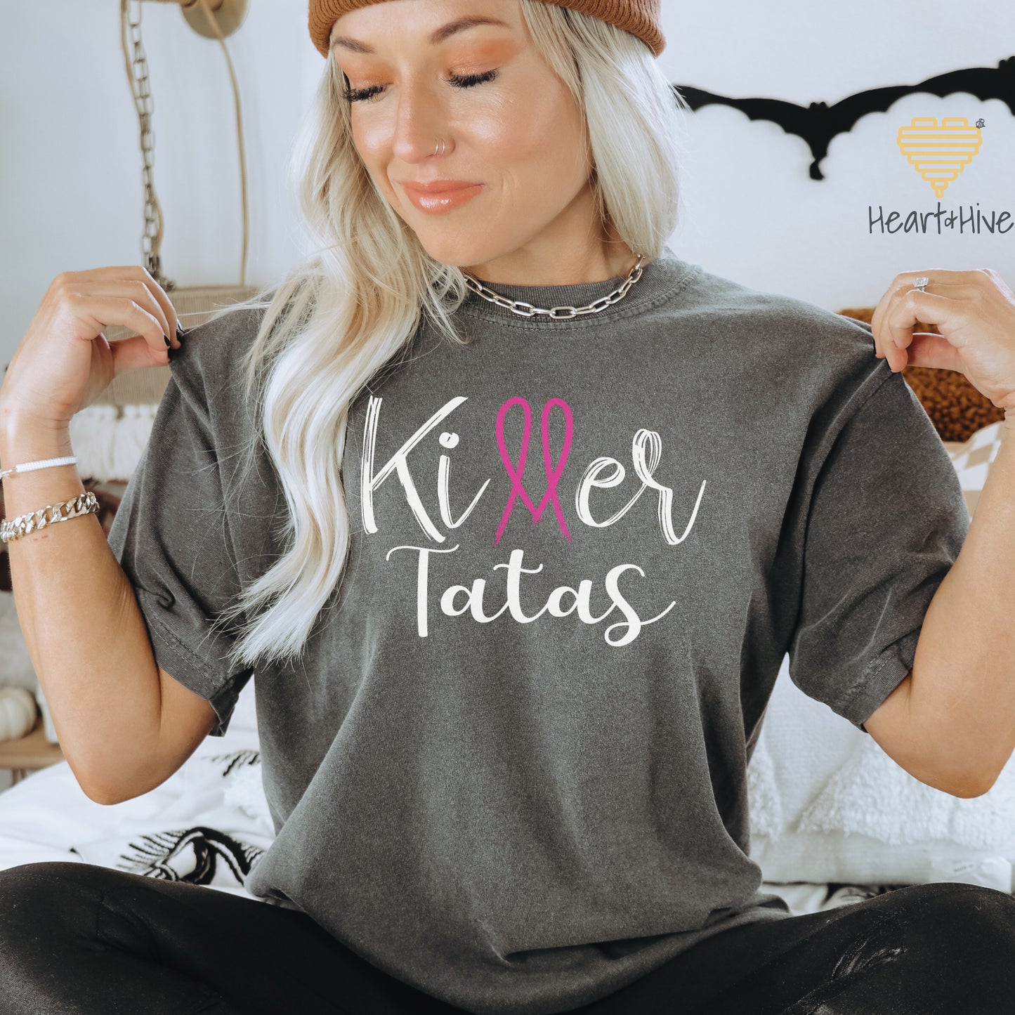Killer Tits, Boobs or Tatas Breast Cancer // Unisex Tee // 4 COLORS