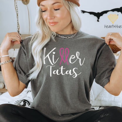 Killer Tits, Boobs or Tatas Breast Cancer // Unisex Tee // 4 COLORS