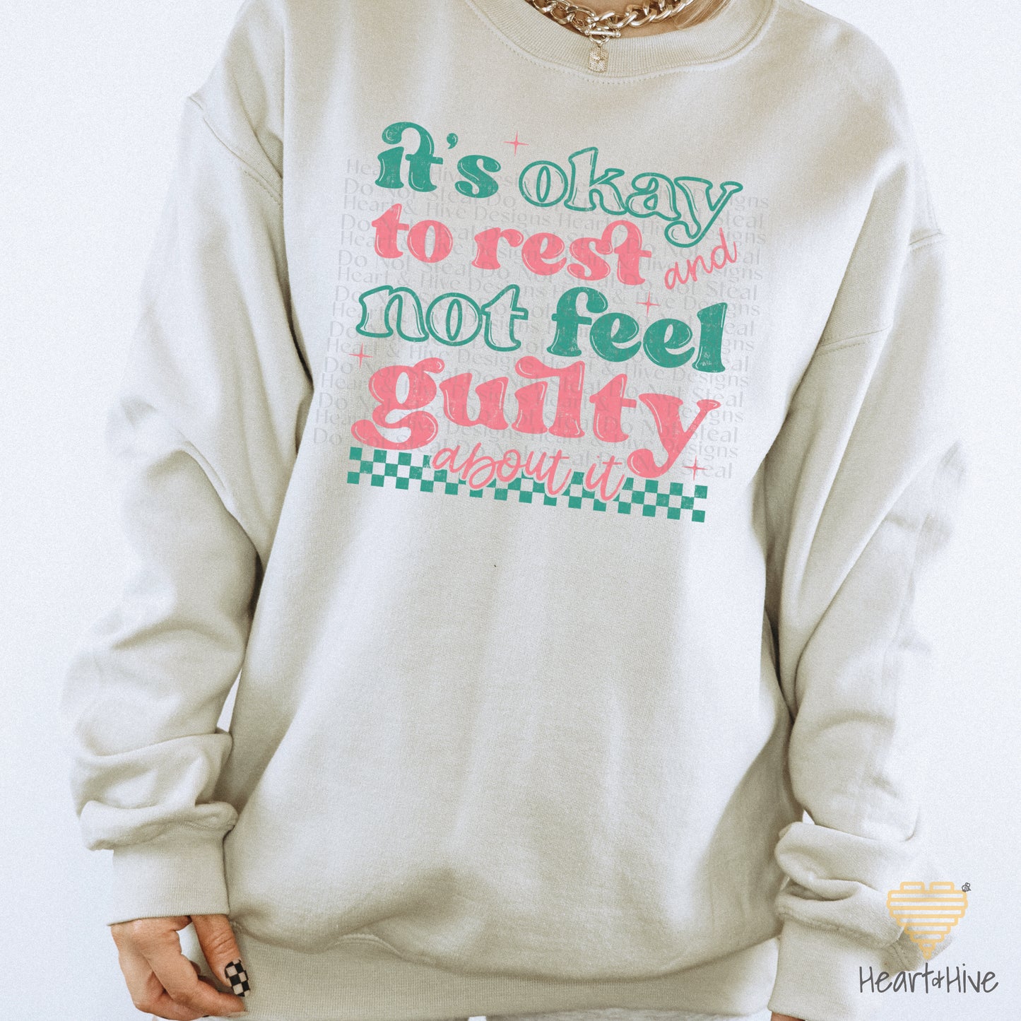 It's Okay to Rest and Not Feel Guilty About It // Pullovers // 2 Colors