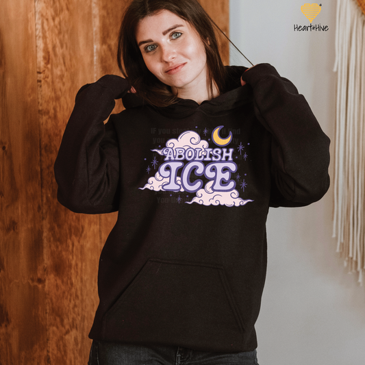 Abolish Ice Cloud Design // 5 Apparel Choices // BLACK