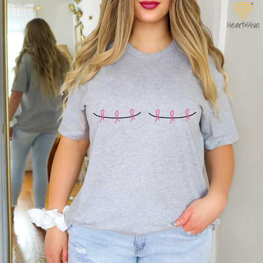 Double Mastectomy Front Scars Only // Unisex Tee // 4 COLORS