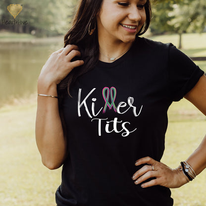 Killer Tits Metastatic Breast Cancer // Unisex Tee // 4 COLORS