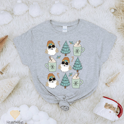 Cute Blue Christmas // Unisex Tee // 4 COLORS