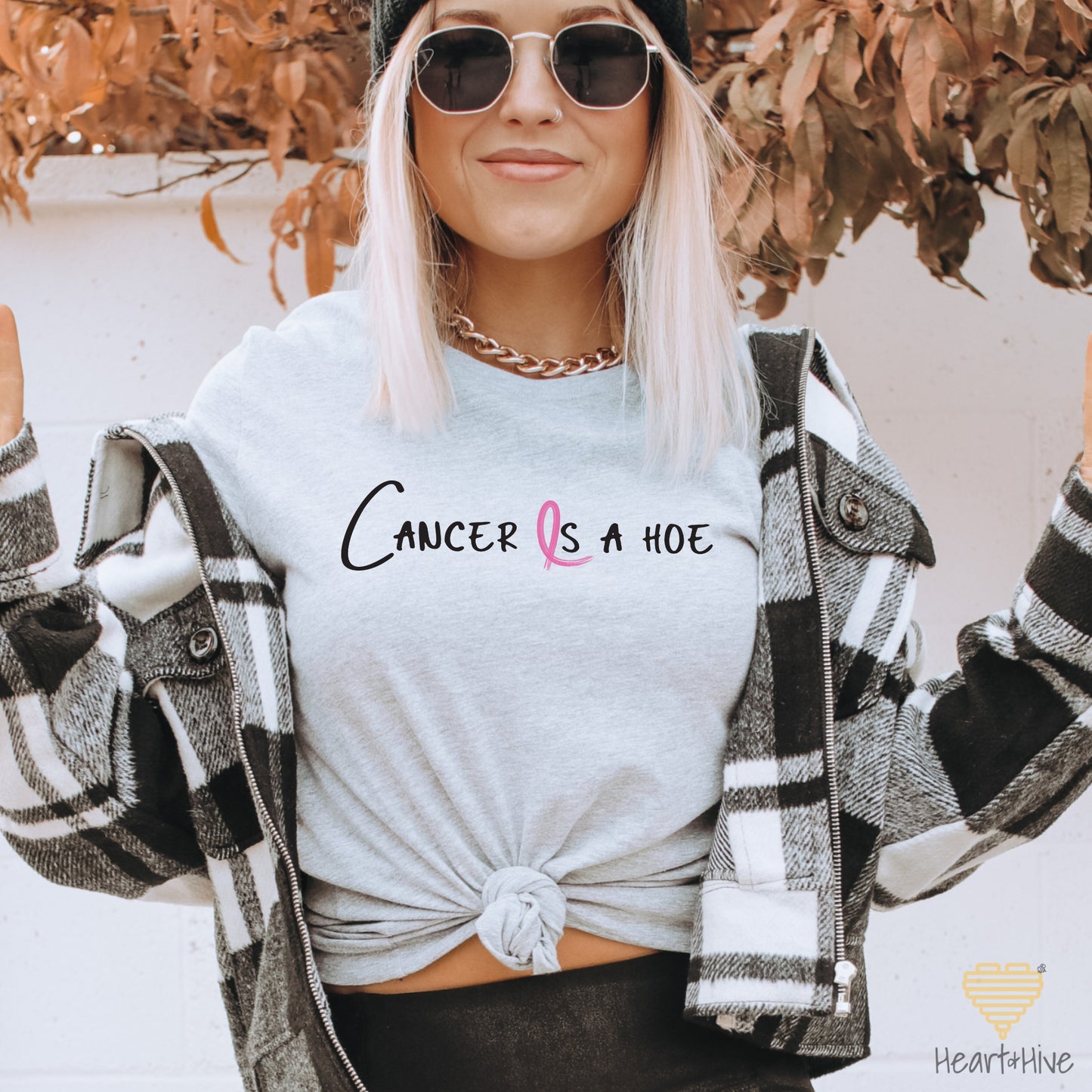 Cancer is a Hoe Breast Cancer // Unisex Tee // 4 COLORS