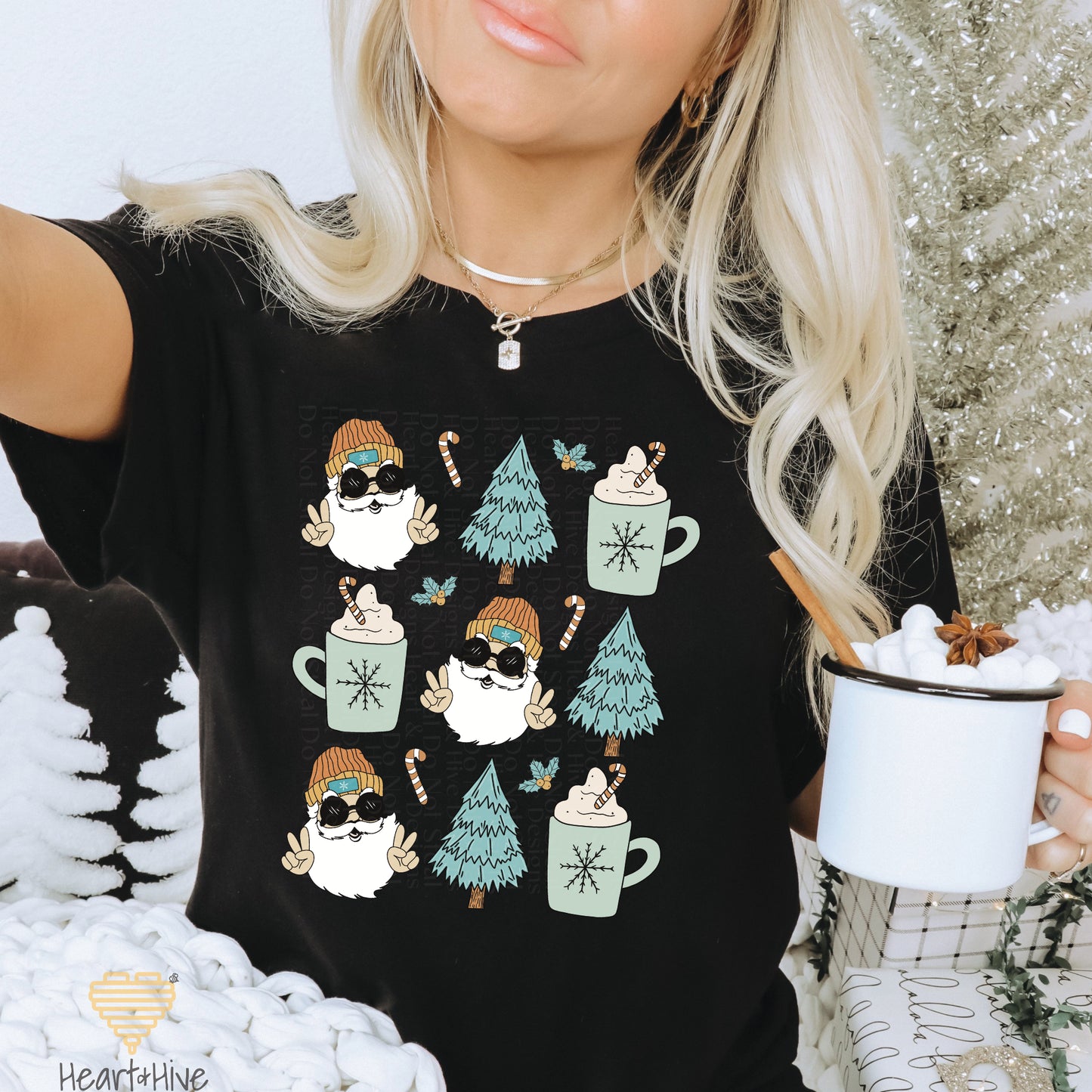 Cute Blue Christmas // Unisex Tee // 4 COLORS