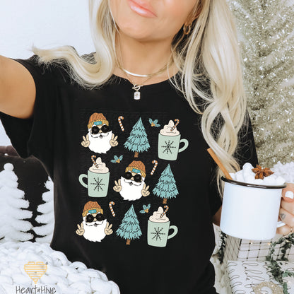 Cute Blue Christmas // Unisex Tee // 4 COLORS