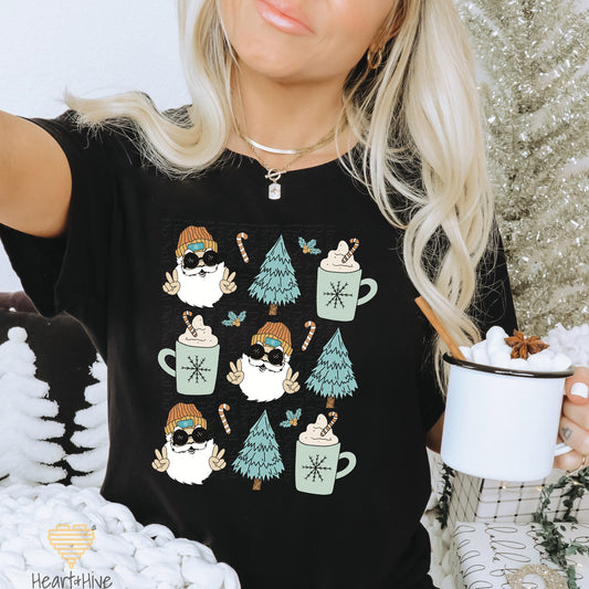 Cute Blue Christmas // Unisex Tee // 4 COLORS