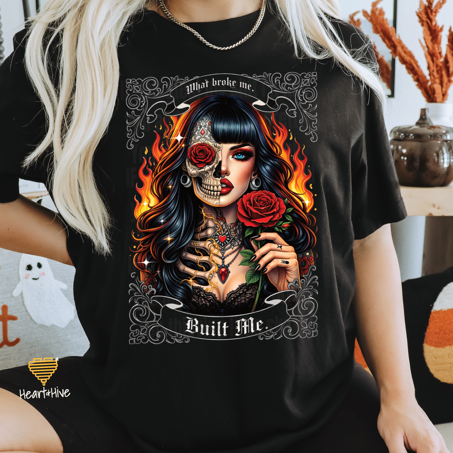 What Broke Me Built Me // Tee // BLACK