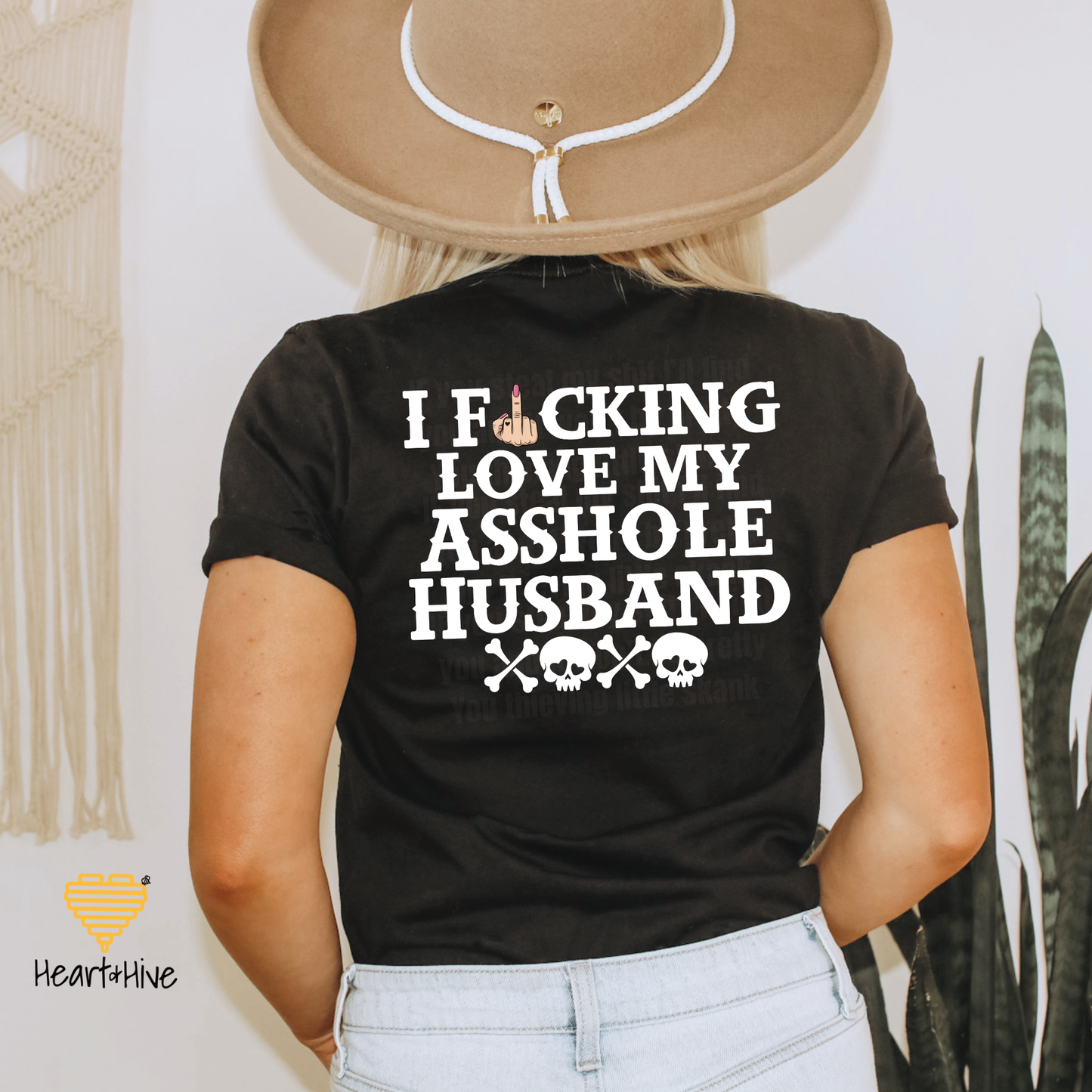 I Love My Fucking Asshole Husband // Unisex Tee // 4 Colors