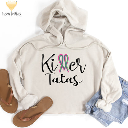 Killer Tits, Boobs or Tatas Metastatic Breast Cancer // Crop Hoodie & Crew Fleece // 2 COLORS