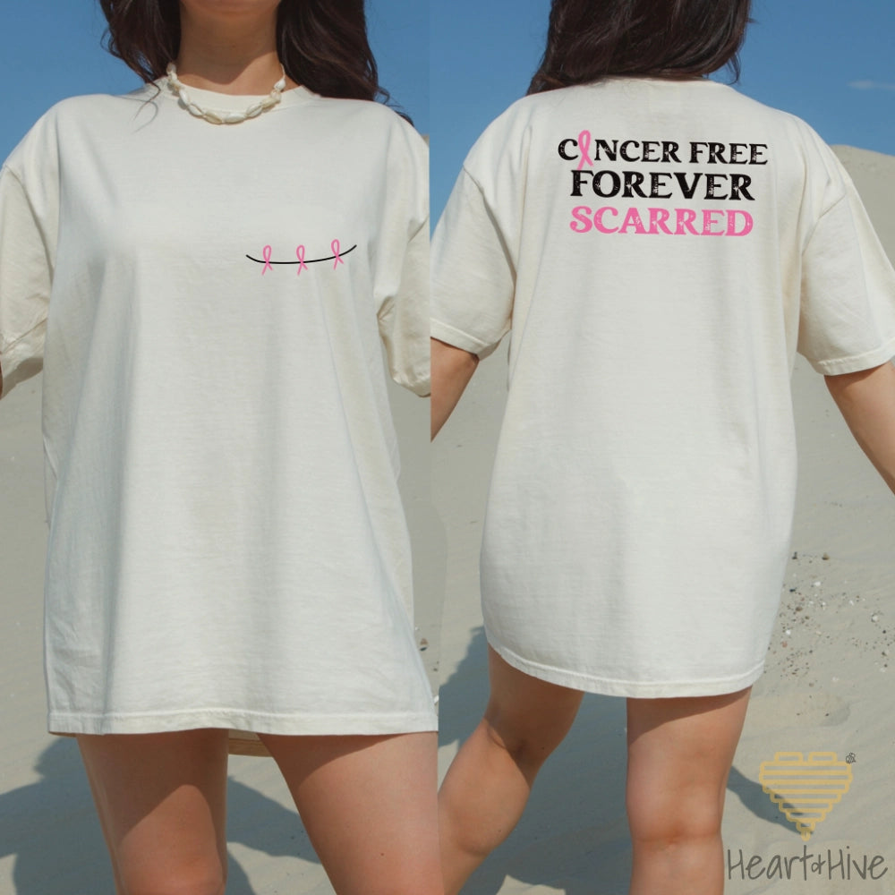 Right Mastectomy Forever Scarred // Unisex Tee // 4 COLORS