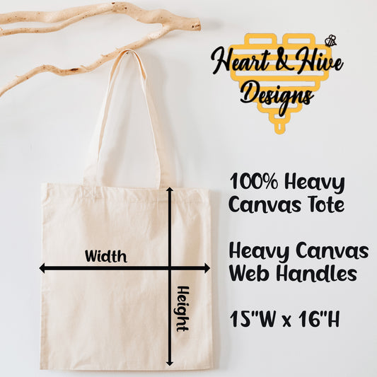 420 Friendly - The Gardener Tarot Card // Tote Bag // NATURAL - Heart & Hive Designs